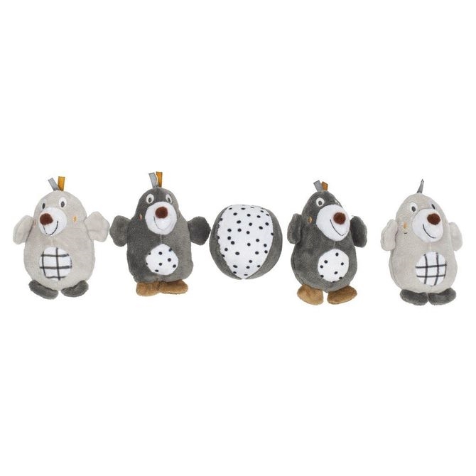 BABY MIX KARUZELKA NA ŁÓŻECZKO KRECIKI SZARE