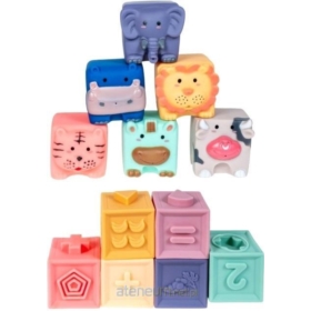 SMILY PLAY KLOCKI SENSORYCZNE MIĘKKIE