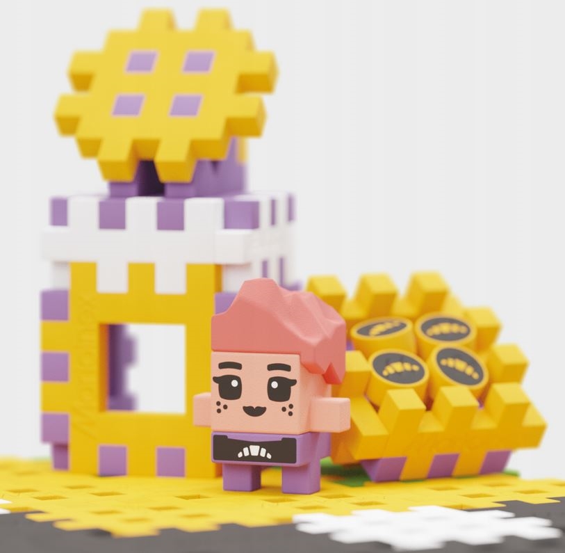 MARIOINEX KLOCKI WAFLE MINI 280EL ULICA