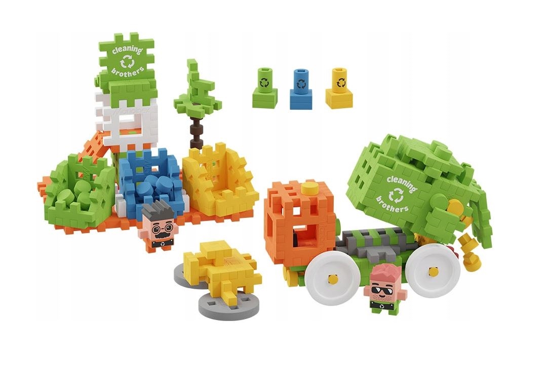 MARIOINEX KLOCKI WAFLE MINI SMIECIARKA