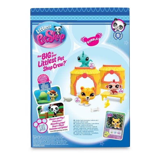 LITTLEST PET SHOP DŻUNGLA 3 FIGURKI