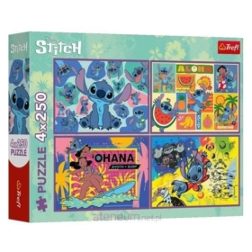 TREFL PUZZLE STICH 4x250
