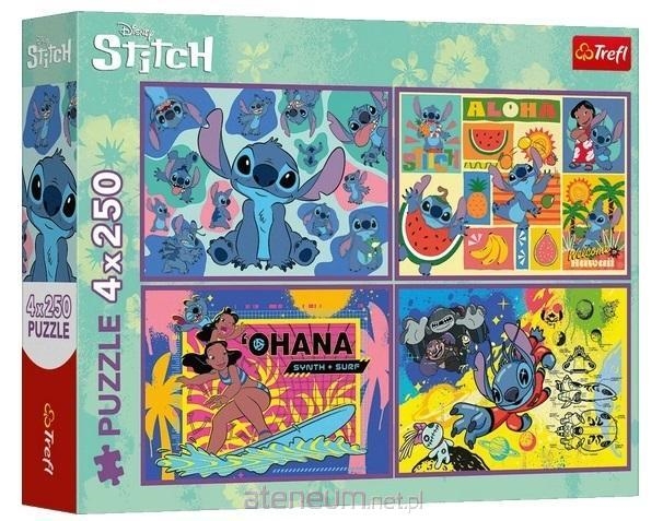 TREFL PUZZLE STICH 4x250
