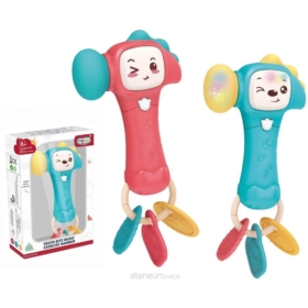 GRYZAK MŁOTEK NA BATERIE ŚWIATŁO IDŹWIĘK MIX