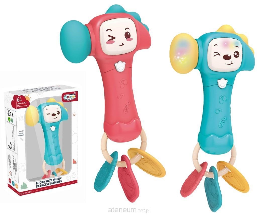 GRYZAK MŁOTEK NA BATERIE ŚWIATŁO IDŹWIĘK MIX