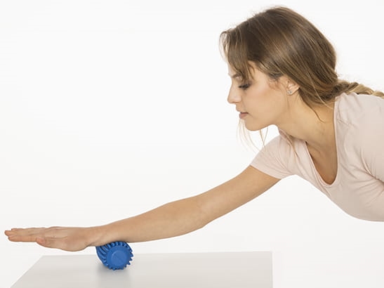 Wałek do masażu 12,8cm żółty 425 74255