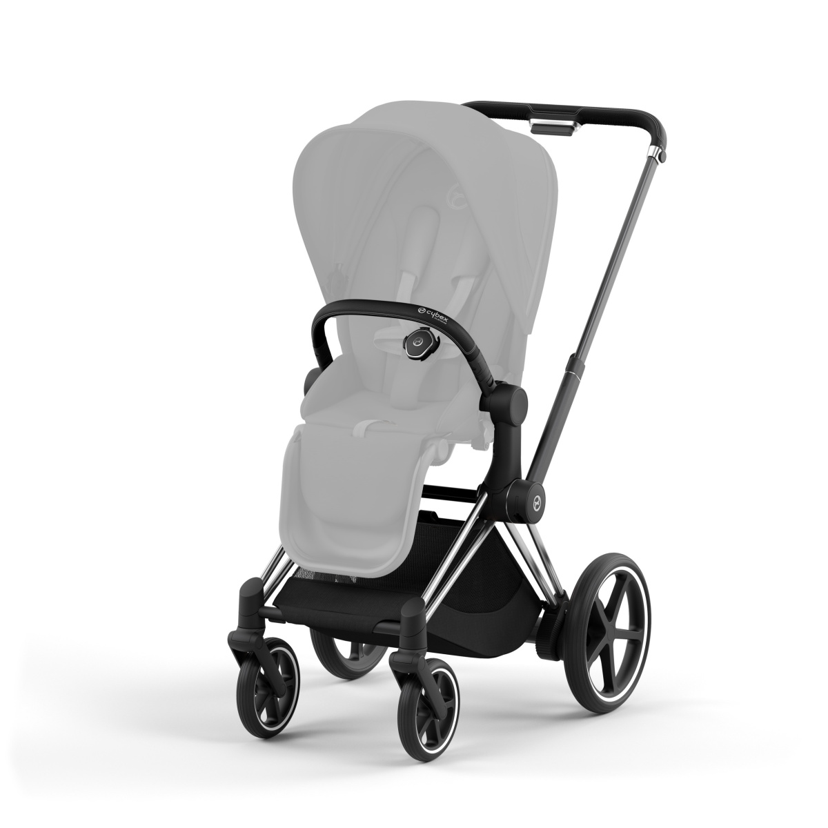 CYBEX E-PRIAM 4.0 STELAŻ CHROME BLACK