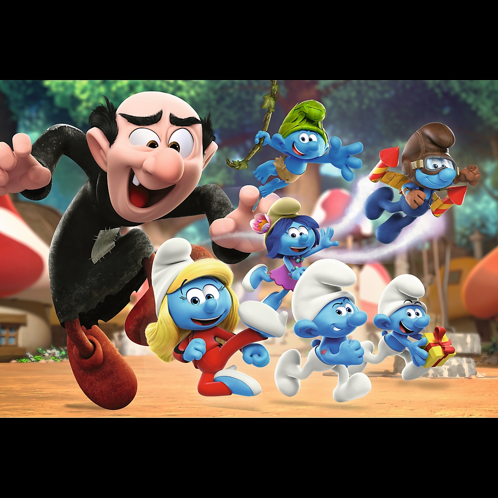 Puzzle - 100 - Nauki Papy Smerfa The Smurfs 16481