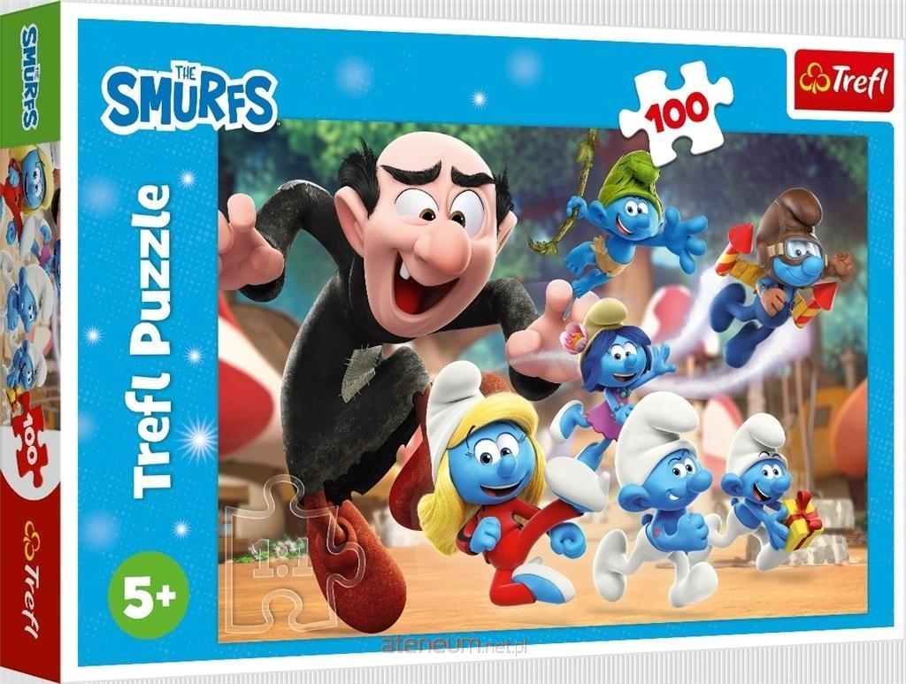 Puzzle - 100 - Nauki Papy Smerfa The Smurfs 16481