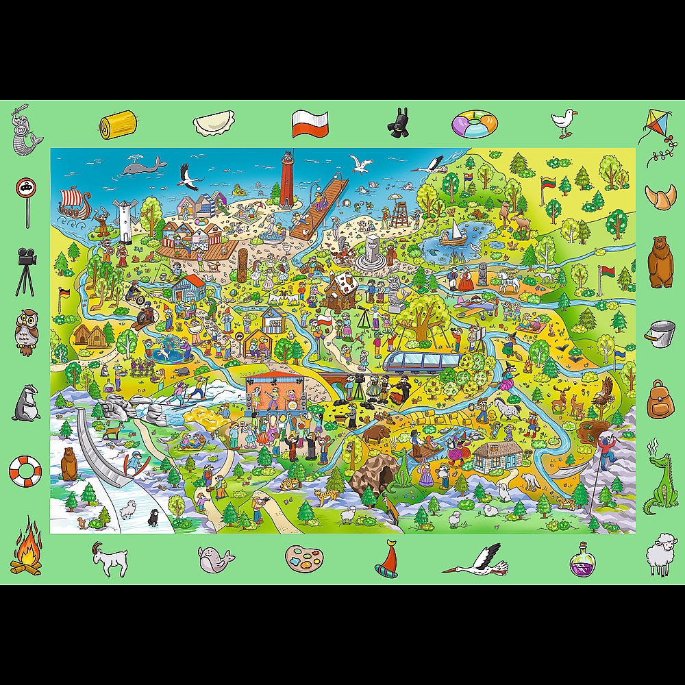 PUZZLE 100 Obserwacyjne SpyGuy - Polska 15596