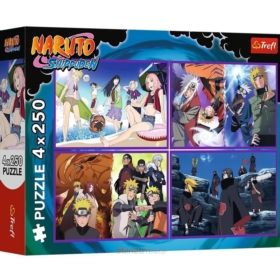 Puzzle 4x250 Przygody Naruto Uzumaki 13339