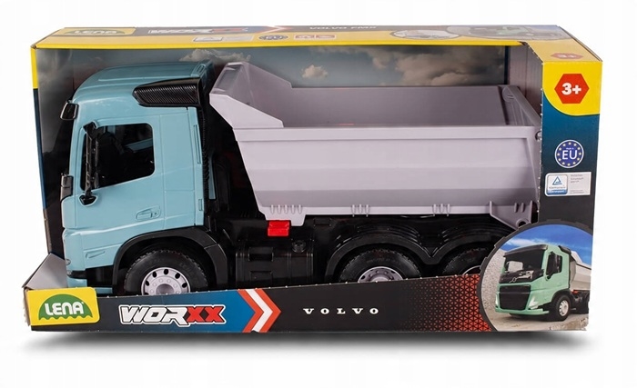 LENA auto Worxx wywrotka szaro-błękitna 04636