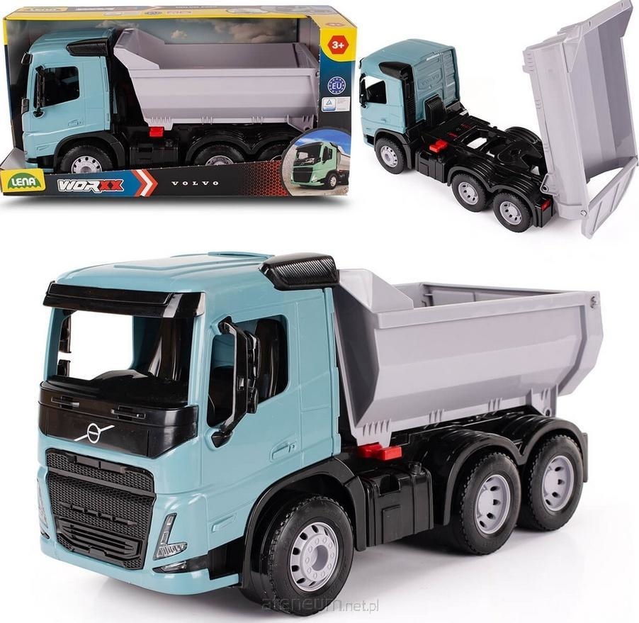 LENA auto Worxx wywrotka szaro-błękitna 04636