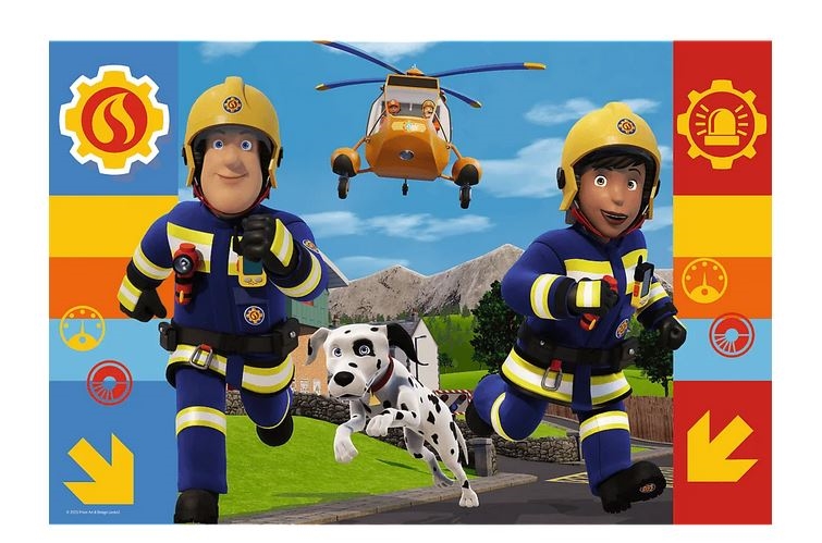 Puzzle 100 Zawsze pomocny Strażak Sam 16518