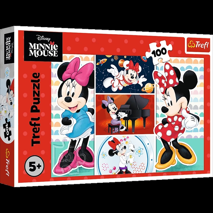Puzzle 100 Zabawna Minnie 16517