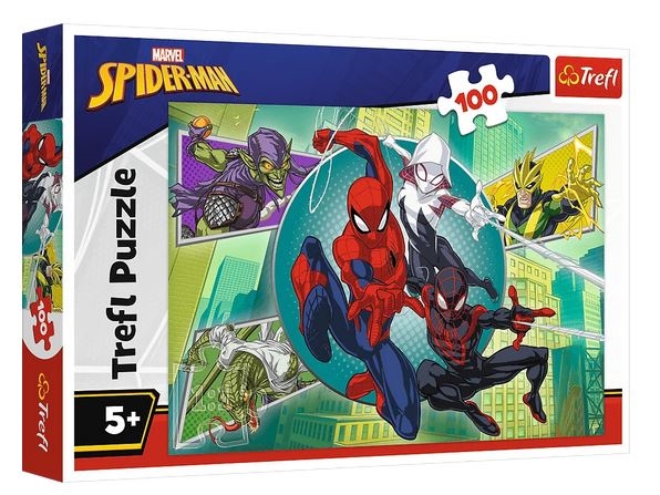 PUZZLE 100 Pajęcza mska /Disney Spiderman 16519