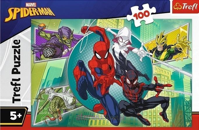 PUZZLE 100 Pajęcza mska /Disney Spiderman 16519
