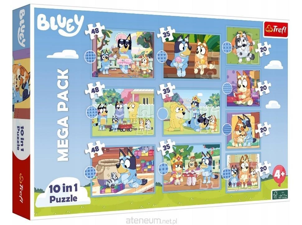 Puzzle 10w1 Bluey 96010