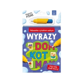 MALOWANKA Z PISAKIEM WODNYM . WYRAZY