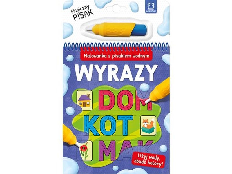 MALOWANKA Z PISAKIEM WODNYM . WYRAZY