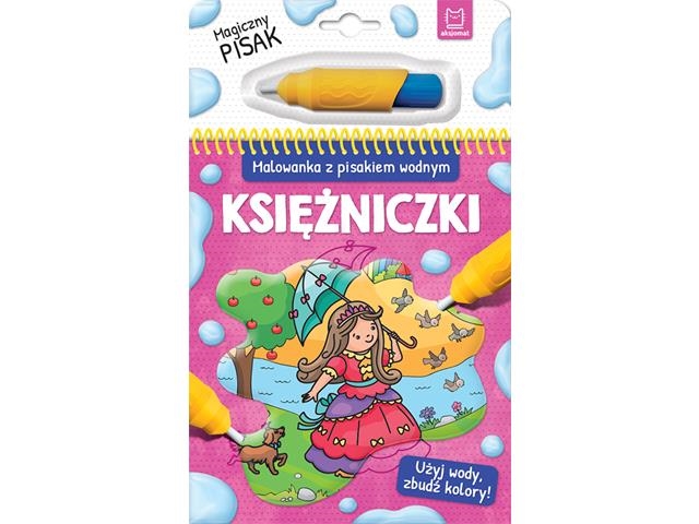 AKSJOMAT MALOWANKA Z PISAKIEM WODNYM KSIĘŻNICZKI