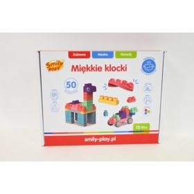 SMILY PLAY MIĘKKIE KLOCKI 50EL