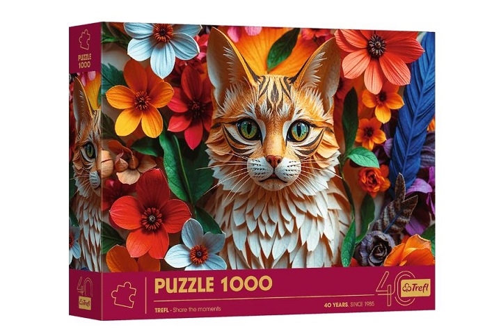 Puzzle 1000 Paper Art: Kot 40040