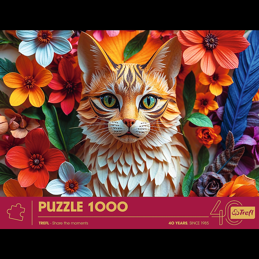 Puzzle 1000 Paper Art: Kot 40040