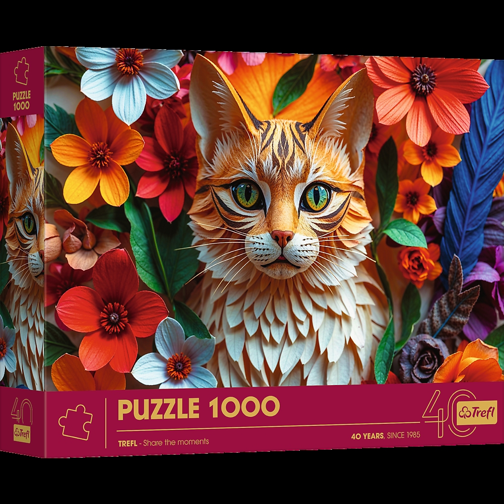 Puzzle 1000 Paper Art: Kot 40040