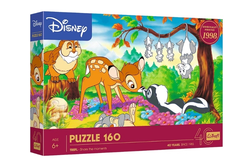PUZZLE 160 40lecie Trefl-Bambi i leśni przyj.40054
