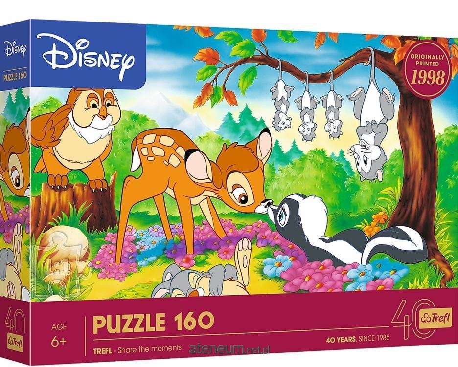PUZZLE 160 40lecie Trefl-Bambi i leśni przyj.40054