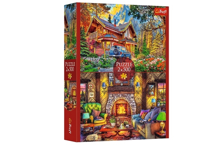 PUZZLE 2x500 Wycieczka w góry 37534