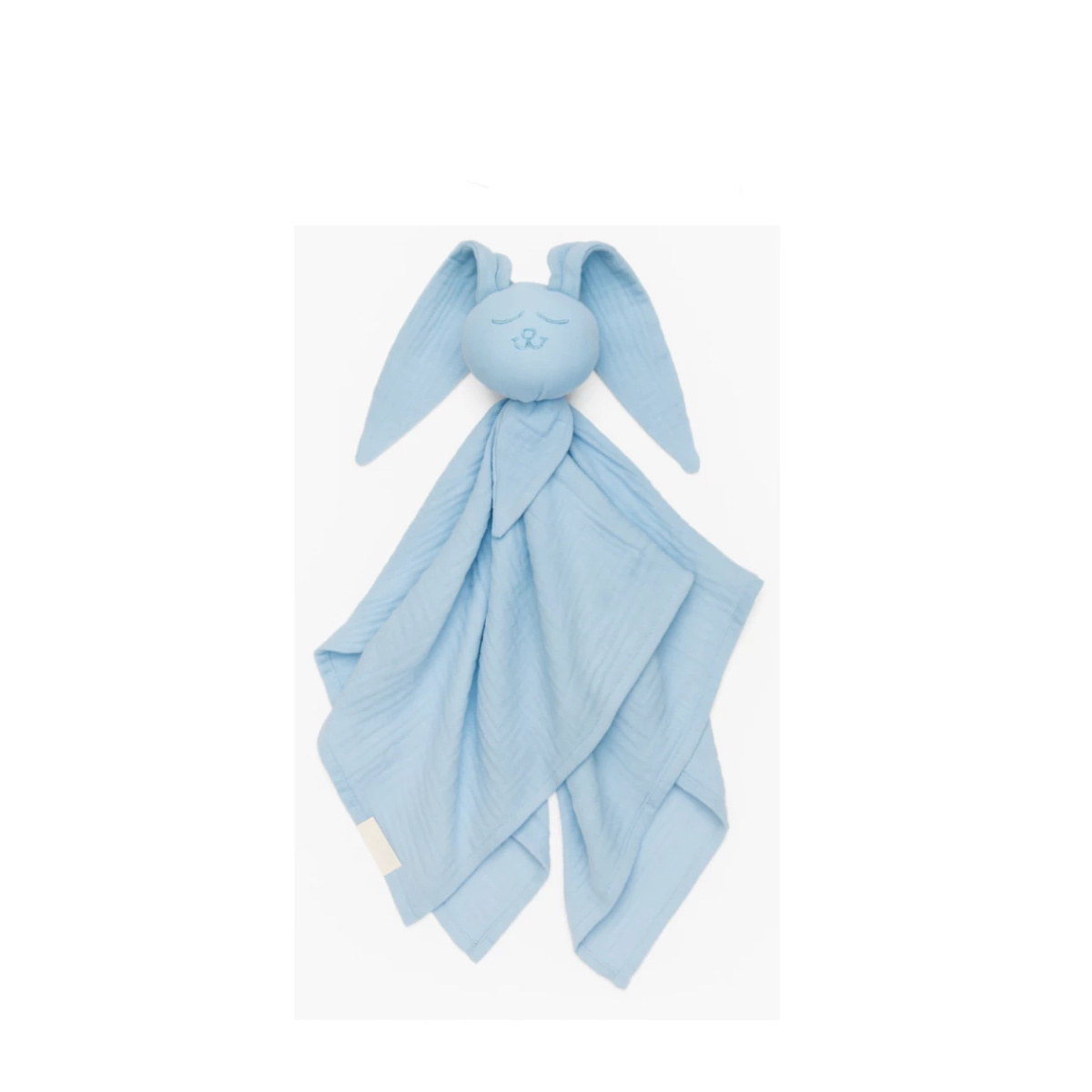 BABYINWORLD PIELUCHA MUŚLINOWA BUNNY NIEBIESKI