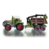 1645 SIKU TRAKTOR Z LEŚNNĄ PRZYCZEPĄ
