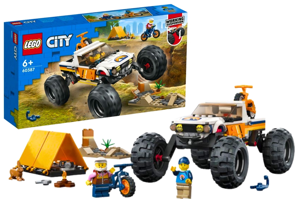 Klocki LEGO CITY Przygody Samochodem Terenowym Z N