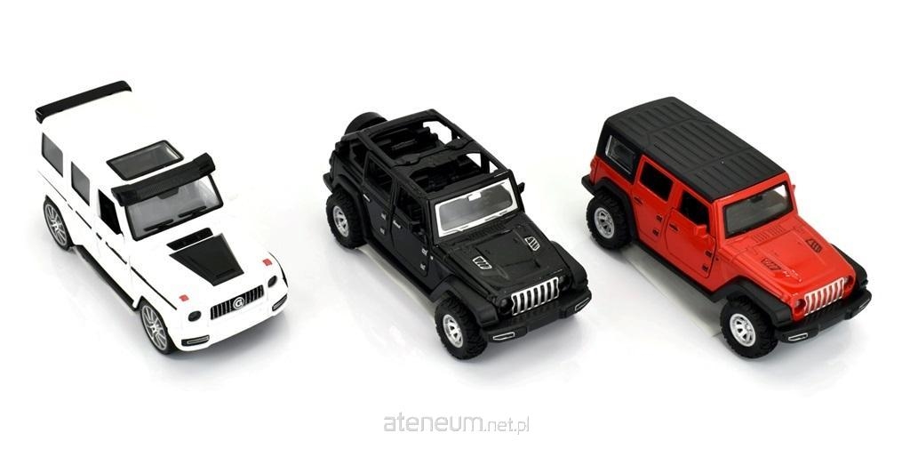 Autko metalowe terenowe mix 6636-60B 98698