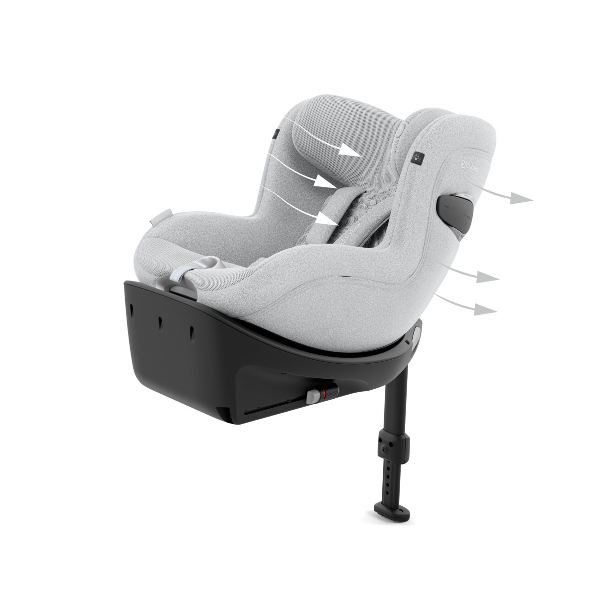 CYBEX SIRONA TI I-SIZE PLUS PLATINUM WHITE