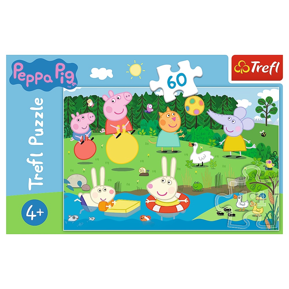 Puzzle - 60 - Wakacyjna zabawa - Peppa Pig 17326