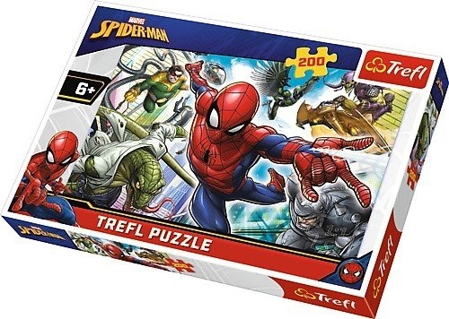 Puzzle 200 el. Urodzony Bohater Disney Marvel Spid