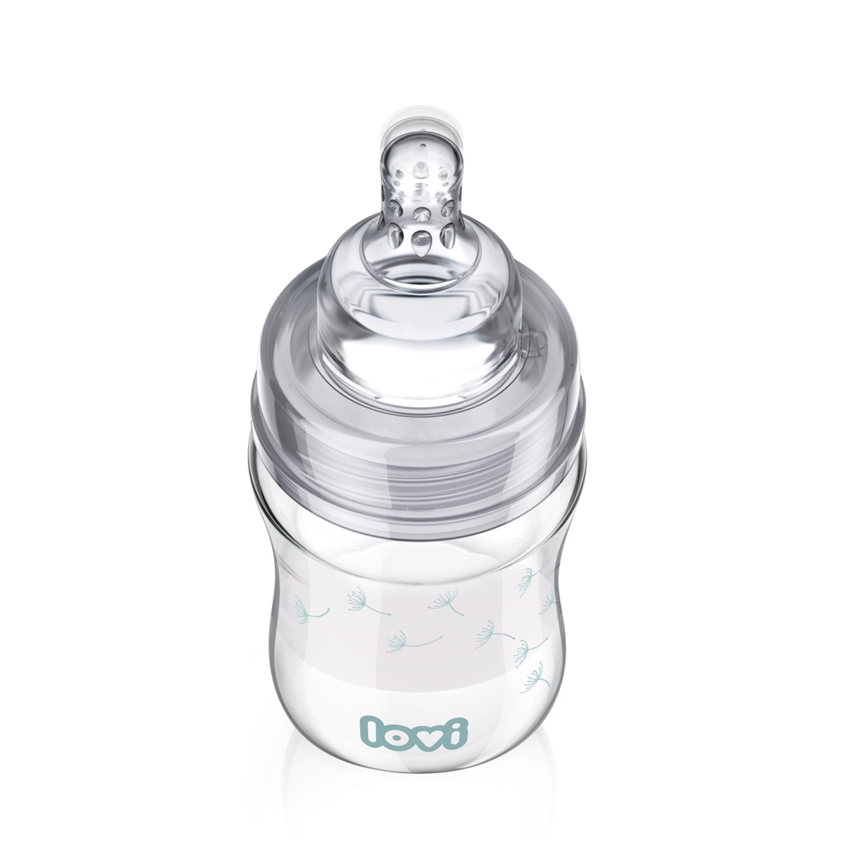 LOVI BUTELKA SZKLANA DIAMOND GLAS150 ML BOTANIC 74/105 0+