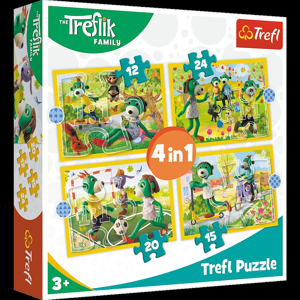 PUZZLE TREFL 4W1 TREFLIKI