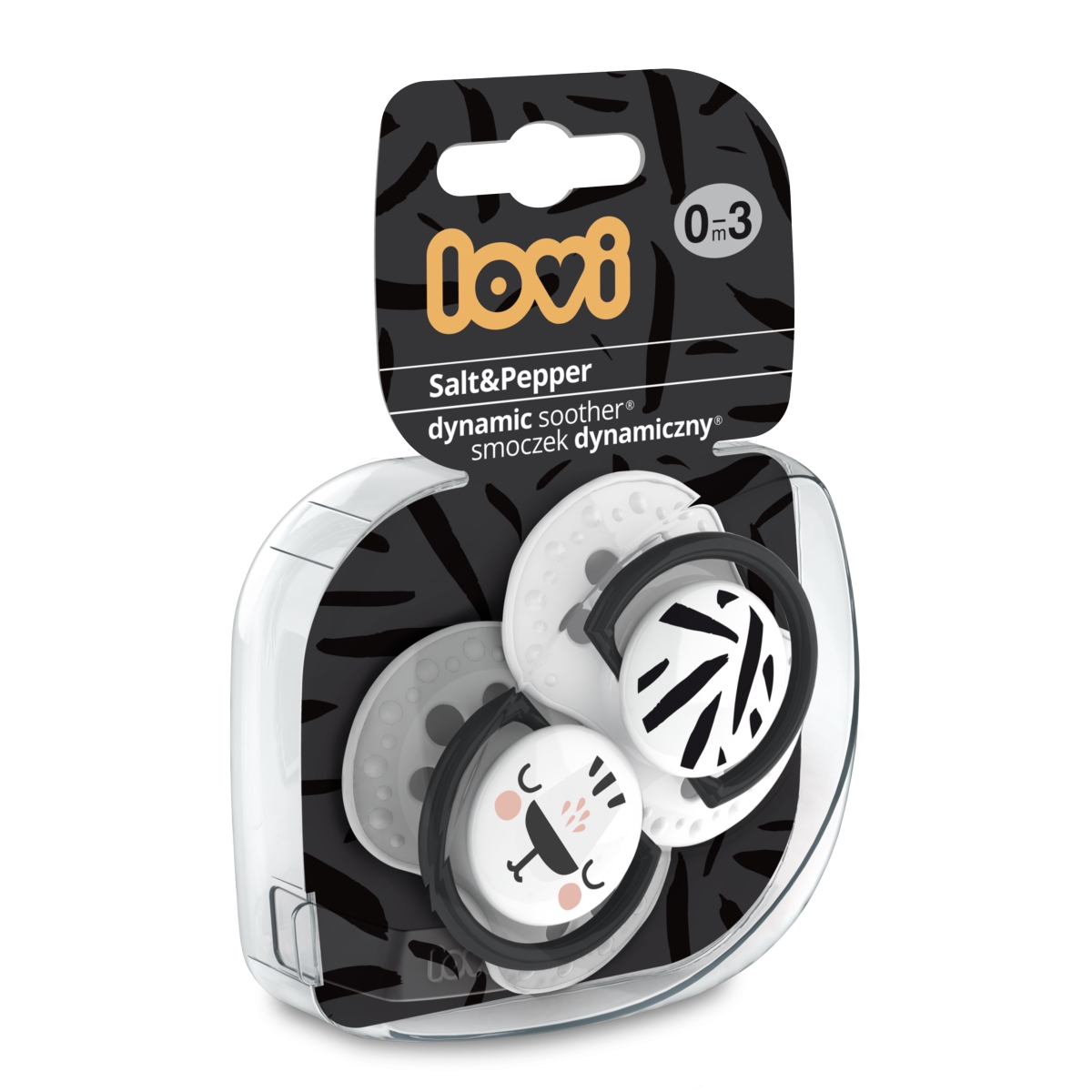 LOVI SMOCZEK SILIKONOWY SALT&PEPPER 0-3M 22/877