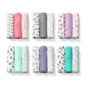 BABYONO PIELUSZKI BAMBUSOWE 3-PAK 397/02