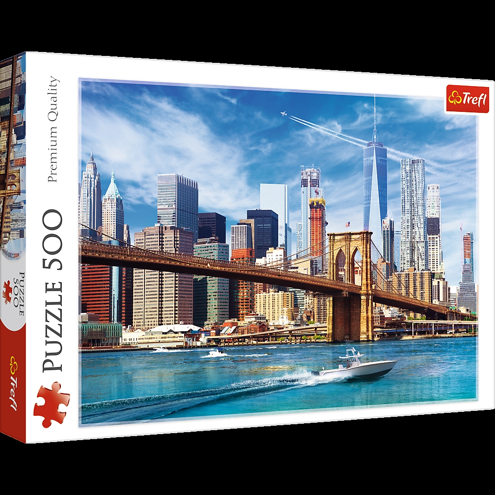 Puzzle 500 el. Widok na Nowy Jork Trefl 37331