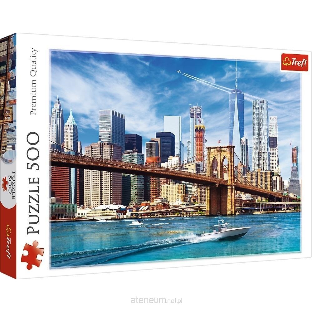 Puzzle 500 el. Widok na Nowy Jork Trefl 37331