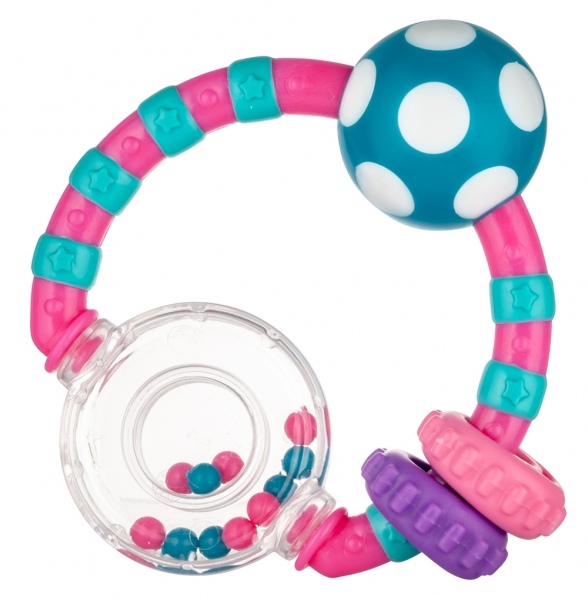 CANPOL GRZECHOTKA Z KOLOROWYMI KORALIKAMI 56/145