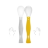 BABYONO ZESTAW ŁYŻECZEK PLASTIKOWYCH 2SZT