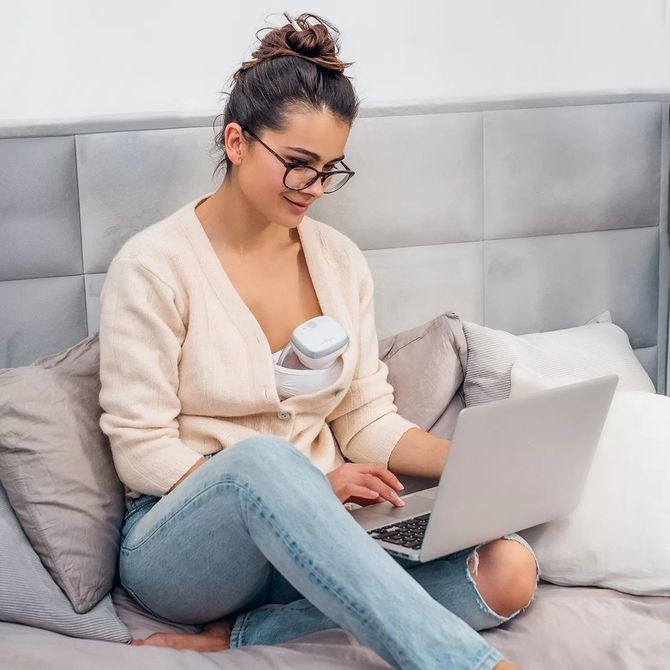 BABYONO LAKTATOR ELEKTRYCZNY 1000 MUSZLOWY SHELLY