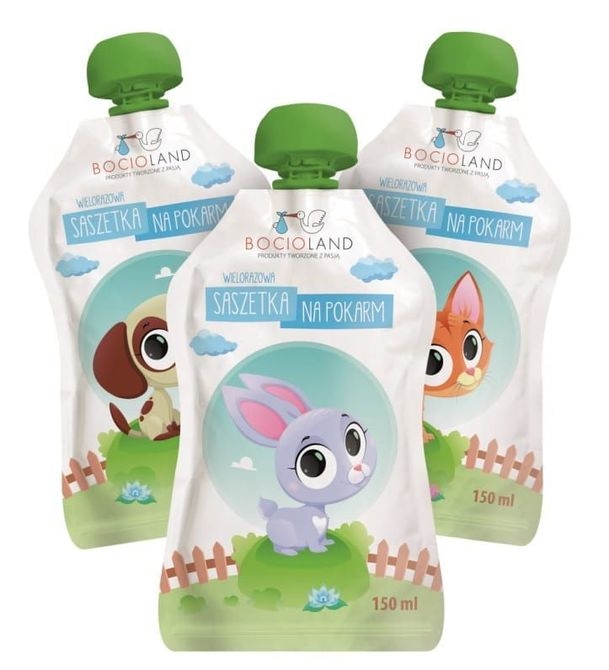 SASZETKI NA POKARM 150 ML BOCIOLAND