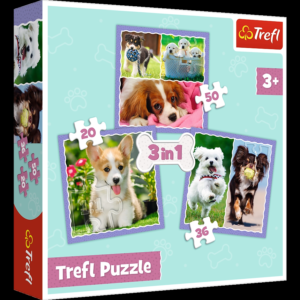 TREFL - PUZZLE 3w1 - UROCZE PIESKI - 34854